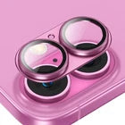 [2 Pack] Camera Lens Protector for iPhone 16 / 16 Plus – Tempered Glass Metal Ring Protection