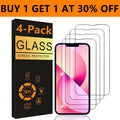 Premium 9H Tempered Glass Screen Protector – [4-Pack] Ultra-Clear Scratch-Resistant Film